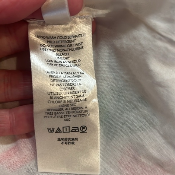 Anthropologie White Sleeveless Embroidered Cotton Mini Dress Size Small - Picture 11 of 12